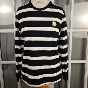 Vans X Skateistan Womens Long‎ Sleeve Striped Tee Tshirt Small